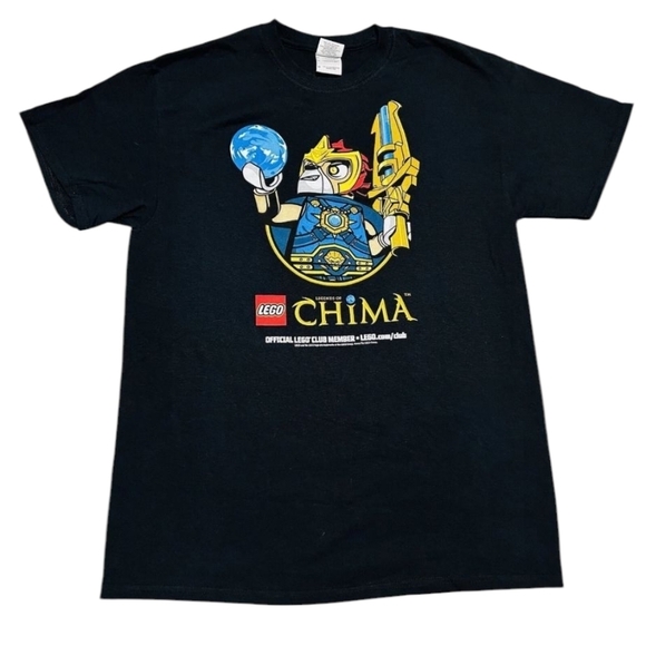 LEGO Chima Black Graphic T-Shirt MED - Picture 1 of 8